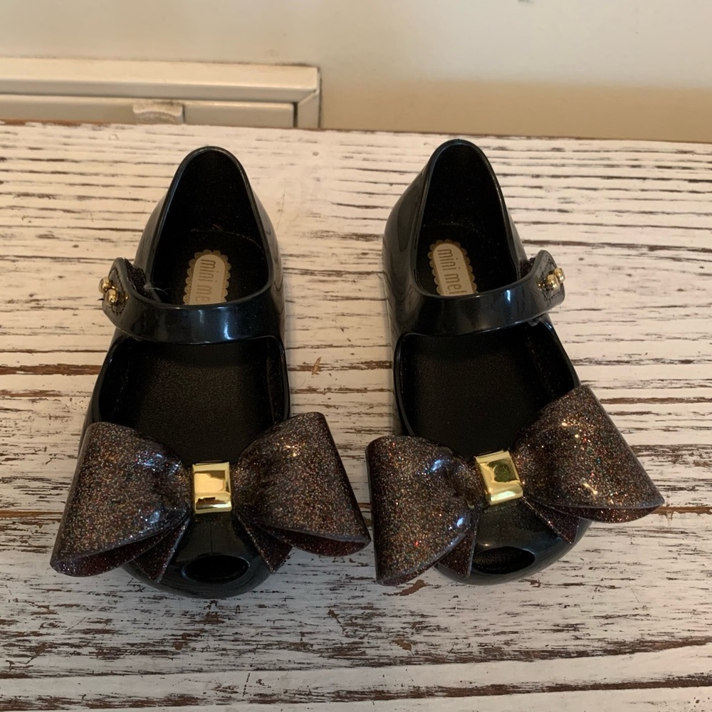 Mini Melissa Bow Mary Janes size 5